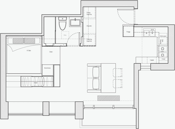 Vỏn vẹn 33m², căn hộ của cặp vợ chồng trẻ gây sốt vì quá tiện nghi