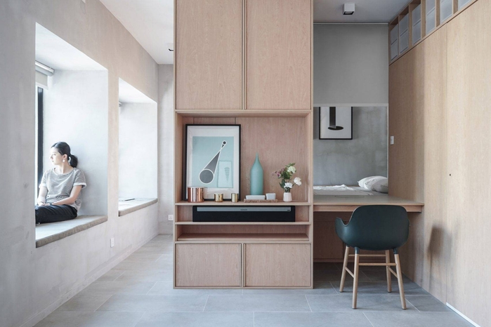 Vỏn vẹn 33m², căn hộ của cặp vợ chồng trẻ gây sốt vì quá tiện nghi