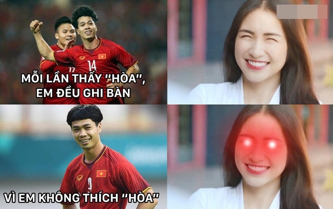Hòa Minzy dằn mặt cay đắng vì bị réo tên Công Phượng thích tỷ số Hoà