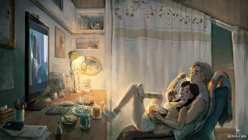 Bộ tranh: Khi tất cả những gì ta ước ao chỉ là một tình yêu bình yên và giản đơn đến thế - Ảnh 13. Bộ tranh: Khi tất cả những gì ta ước ao chỉ là một tình yêu bình yên và giản đơn đến thế - Ảnh 13.