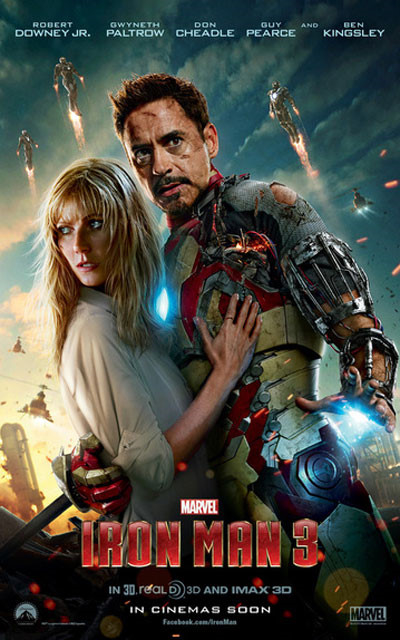 Poster lãng mạn cá»§a Iron Man 3 gây sá»t