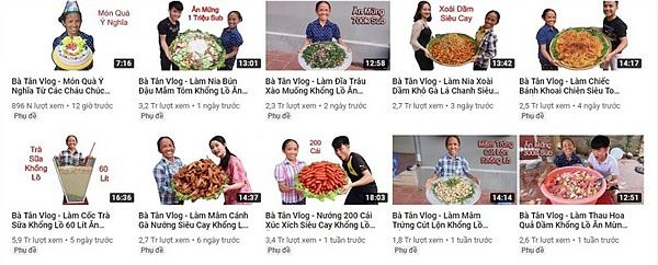 Ăn theo cơn sốt mang tên Bà Tân vê lốc, YouTube náo loạn bởi hàng loạt cụ bà làm Vlog - Hình 3