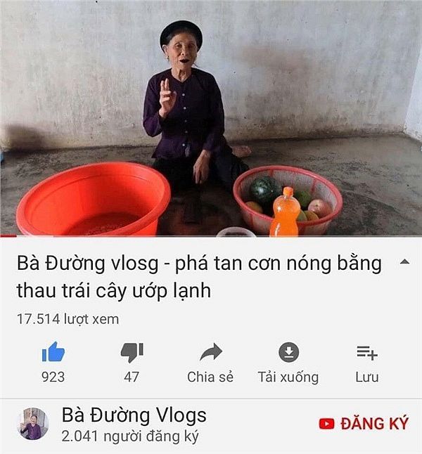 Ăn theo cơn sốt mang tên Bà Tân vê lốc, YouTube náo loạn bởi hàng loạt cụ bà làm Vlog - Hình 4