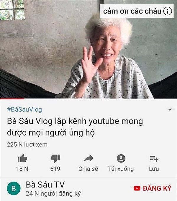 Ăn theo cơn sốt mang tên Bà Tân vê lốc, YouTube náo loạn bởi hàng loạt cụ bà làm Vlog - Hình 6