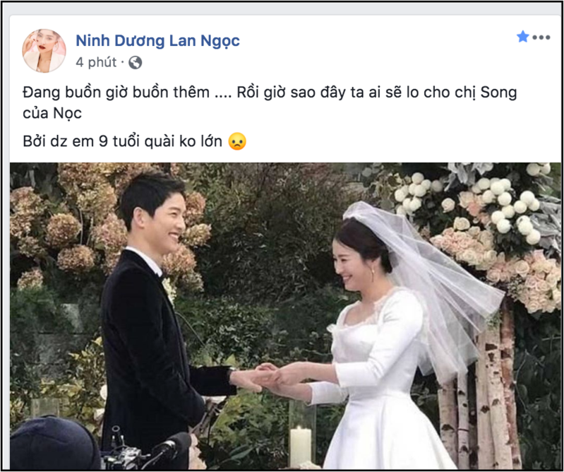 Biết tin Song Joong Ki và Song Hye Kyo ly hôn, sao Việt phản ứng: Người khóc ròng, kẻ bàng hoàng không tin vào tình yêu - Ảnh 1. Biết tin Song Joong Ki và Song Hye Kyo ly hôn, sao Việt phản ứng: Người khóc ròng, kẻ bàng hoàng không tin vào tình yêu - Ảnh 1.