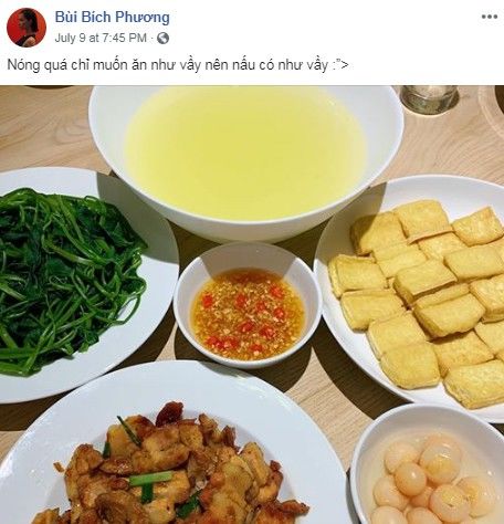 Bích Phương đã hết lầy, trở lại với mâm cơm đảm đang được khen đúng chuẩn con gái Bắc - Ảnh 1. Bích Phương đã hết lầy, trở lại với mâm cơm đảm đang được khen đúng chuẩn con gái Bắc - Ảnh 1.