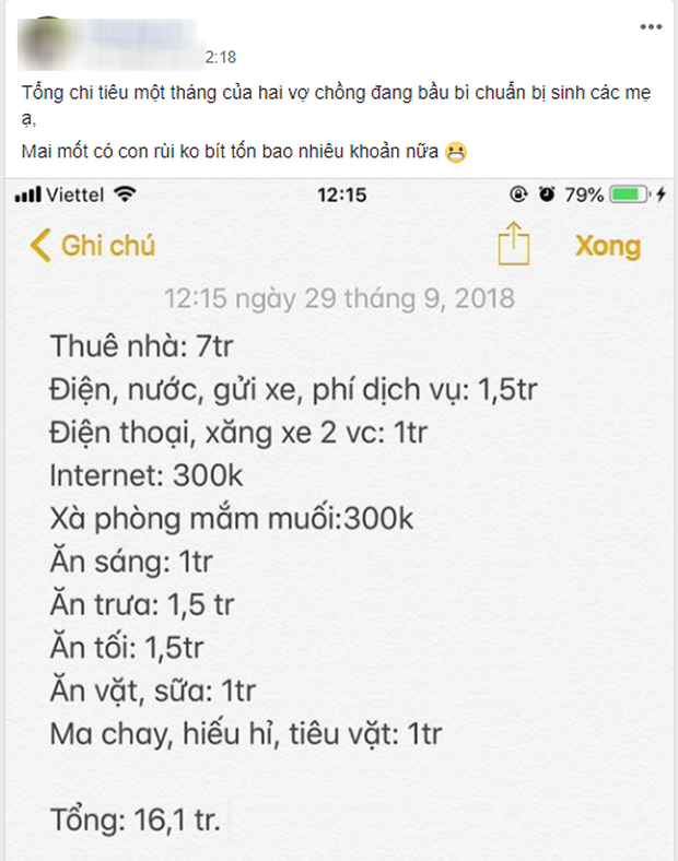Vợ chồng son Hà Nội tiết lộ bảng chi tiêu 16 triệu/tháng nhưng ăn siêu tiết kiệm, dân tình hùa vào chất vấn khoản tiêu hoang này - Ảnh 1. Vợ chồng son Hà Nội tiết lộ bảng chi tiêu 16 triệu/tháng nhưng ăn siêu tiết kiệm, dân tình hùa vào chất vấn khoản tiêu hoang này - Ảnh 1.