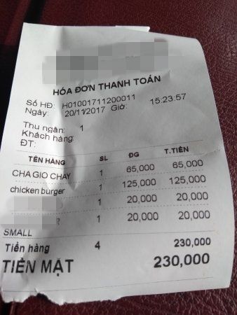 Hóa chất trong tờ biên lai thanh toán: Gây vô sinh, béo phì