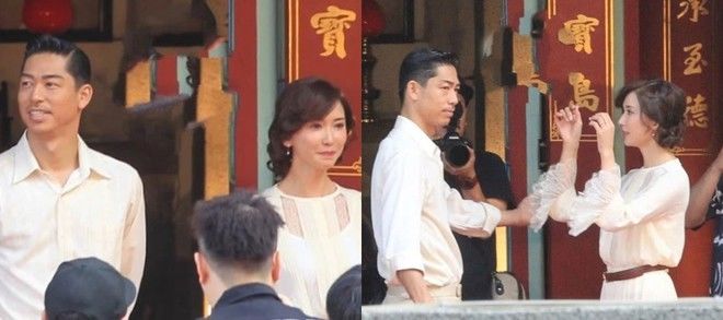 Lâm Chí Linh diện đồ cô dâu cùng chồng luyện tập trước đám cưới
