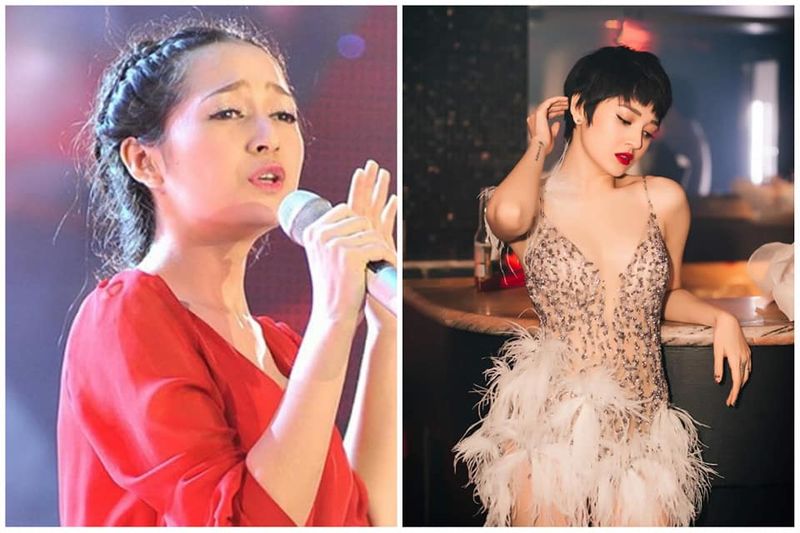 Sao Việt lột xác: Nhã Phương hết đen nhẻm, Minh Hằng mặt chuẩn vline