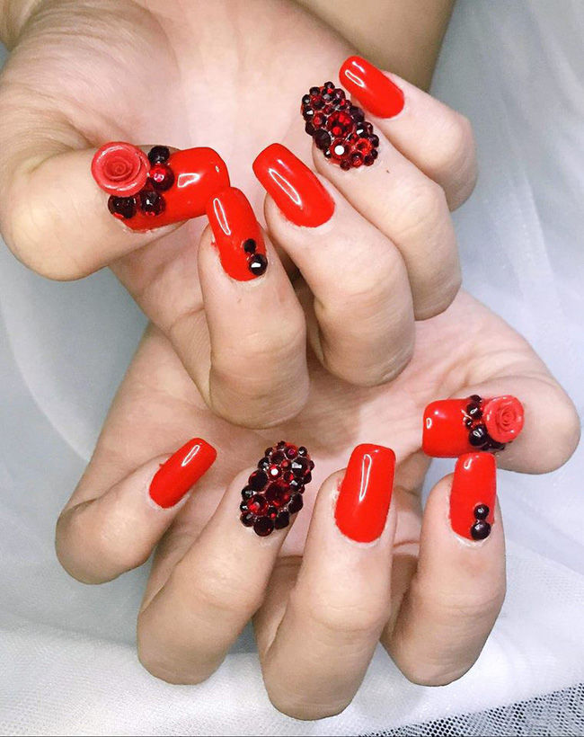 500 chị em thi nhau khoe móng xinh lung linh đón Tết: Đẹp trước đã, rửa bát... tính sau - Ảnh 5. 500 chị em thi nhau khoe móng xinh lung linh đón Tết: Đẹp trước đã, rửa bát... tính sau - Ảnh 5.