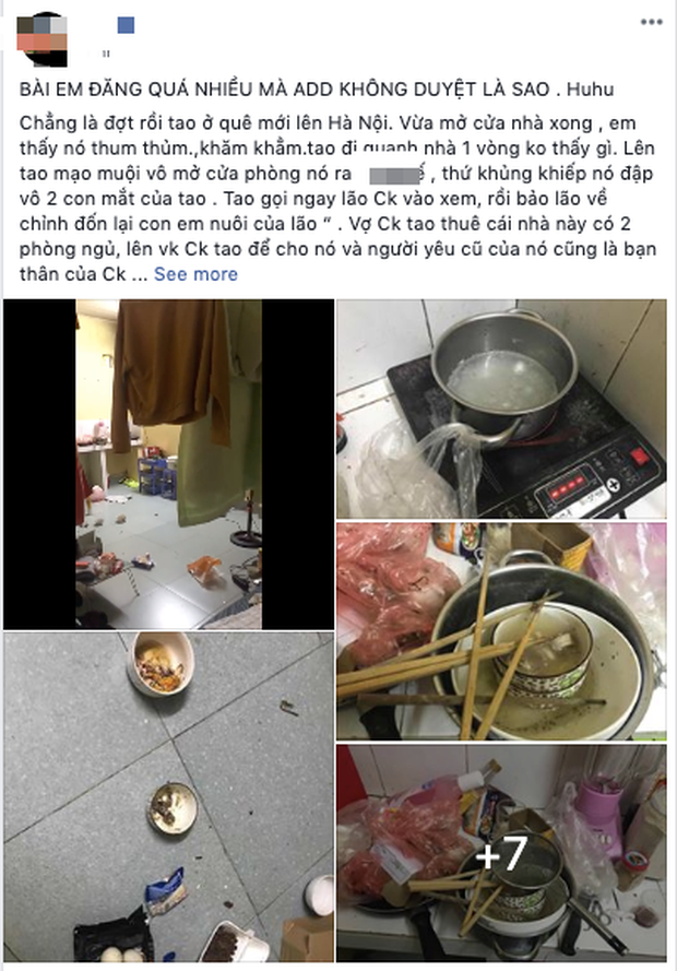 Em gái nuôi ở bẩn kinh hoàng bị bóc phốt lên mạng xã hội: Phòng trọ bừa bộn như chuồng lợn, bát đũa mốc meo khắp nơi bốc mùi thum thủm - Ảnh 2. Em gái nuôi ở bẩn kinh hoàng bị bóc phốt lên mạng xã hội: Phòng trọ bừa bộn như chuồng lợn, bát đũa mốc meo khắp nơi bốc mùi thum thủm - Ảnh 2.