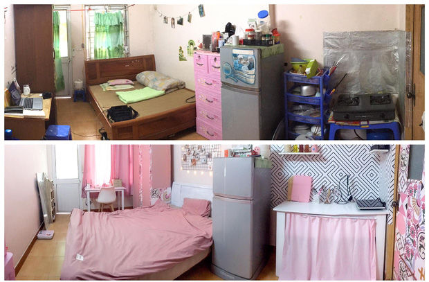 Cô gái chi 6 triệu để decor phòng màu hồng siêu xinh: Ở trọ nhưng quyết không ở nơi xấu xí, tạm bợ - Ảnh 1. Cô gái chi 6 triệu để decor phòng màu hồng siêu xinh: Ở trọ nhưng quyết không ở nơi xấu xí, tạm bợ - Ảnh 1.