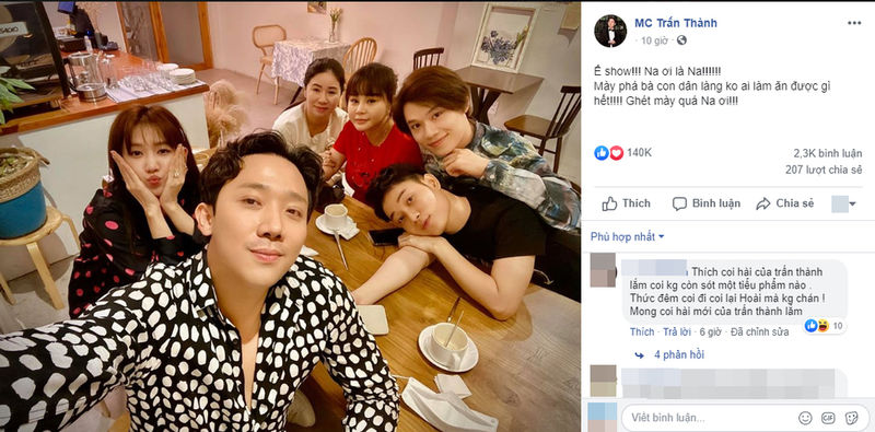 “MC quốc dân” Trấn Thành cũng than ế show giữa mùa dịch