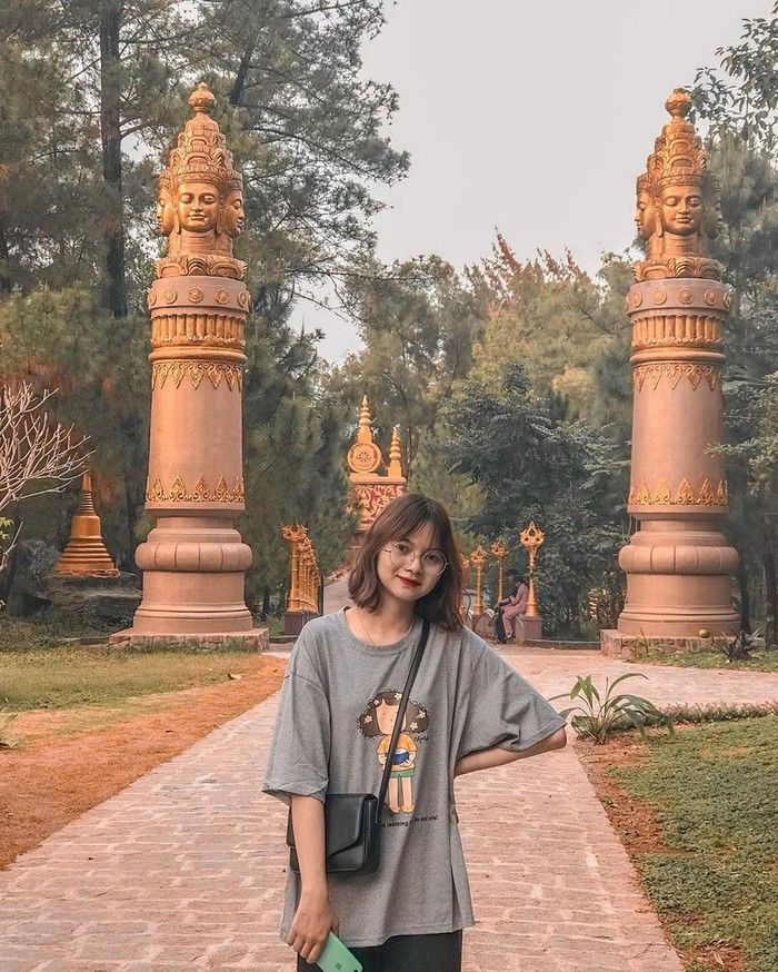Chùa Thiền Lâm xứ Huế - sự pha trộn giữa kiến trúc Thái và Myanmar