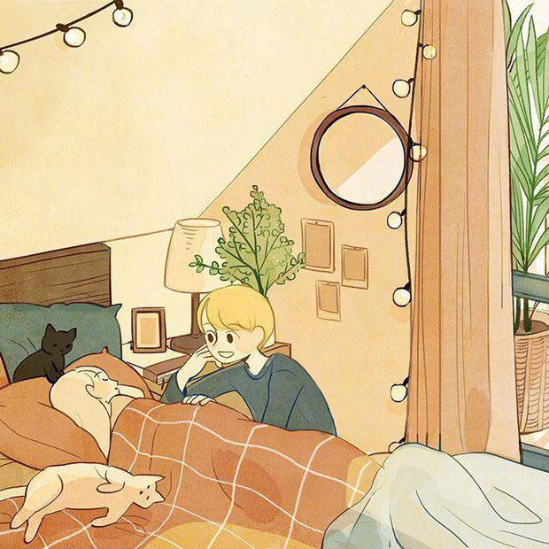 Bộ tranh: Con gái thường làm gì lúc ở nhà một mình? - Ảnh 15. Bộ tranh: Con gái thường làm gì lúc ở nhà một mình? - Ảnh 15.