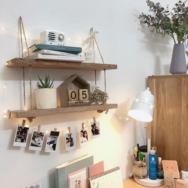 Gái xinh decor phòng trọ 20m2 đẹp lung linh khiến dân tình đua nhau nhận vơ làm vợ - Ảnh 5. Gái xinh decor phòng trọ 20m2 đẹp lung linh khiến dân tình đua nhau nhận vơ làm vợ - Ảnh 5.