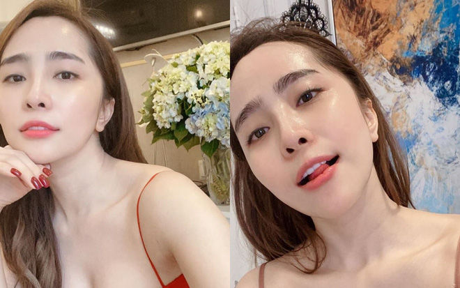 Bên cạnh đó, cô cũng dành thời gian để chăm sóc da mặt cẩn thận