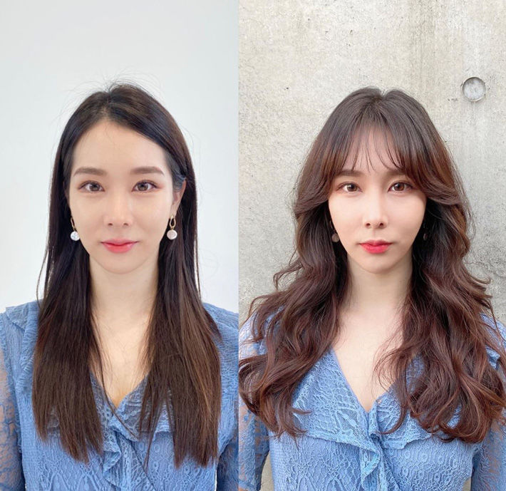 10 pha “biến hình” chứng minh tóc mái vi diệu thật, chị em trán hói mấy cũng lột xác xinh sang hết sức - Ảnh 4. 10 pha “biến hình” chứng minh tóc mái vi diệu thật, chị em trán hói mấy cũng lột xác xinh sang hết sức - Ảnh 4.
