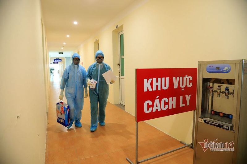 Khu vực cách ly để phòng chống dịch Covid-19 (Ảnh: Vietnamnet)