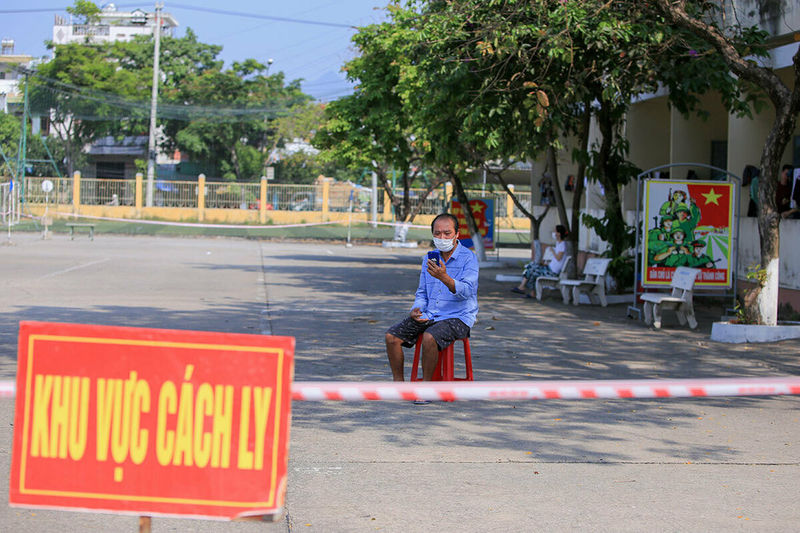 Khu vực cách ly người nhiễm/nghi nhiễm Covid-19 (Ảnh: Báo Thanh Hóa)