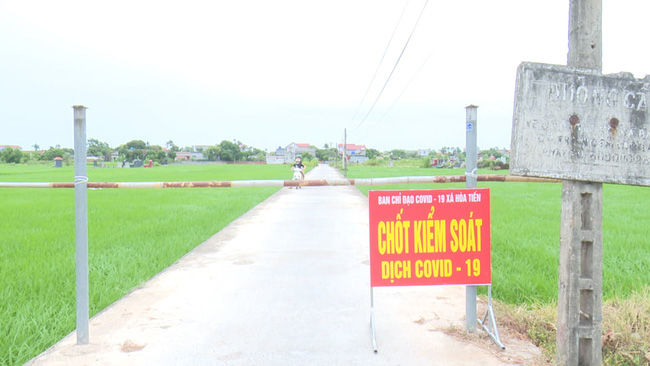 Một thôn phong tỏa vì bệnh nhân dương tính Sar-Cov-2
