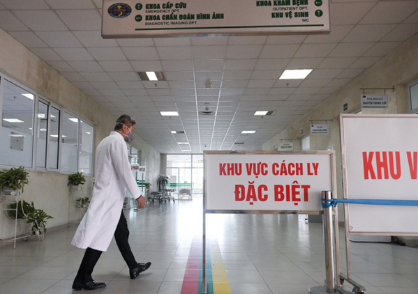 Khu cách ly đặc biệt được xây dựng trong mùa dịch. (Ảnh: Sở Y tế)