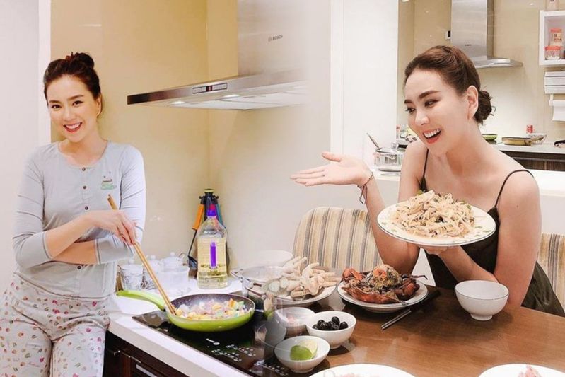 BTV Mai Ngọc tự tay vào bếp mở tiệc 5 sao mừng sinh nhật chồng đại gia