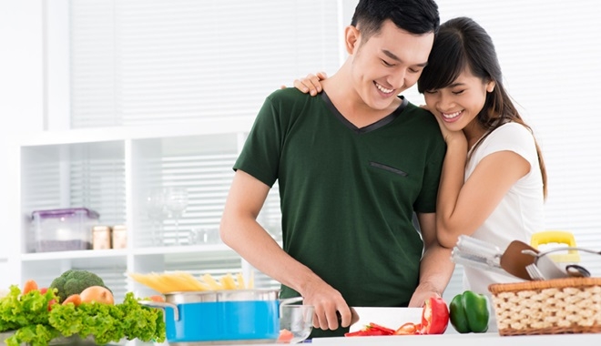 Trang trí giấy dán tường phòng bếp giúp chàng yêu nấu nướng tại TPHCM Trang trí giấy dán tường phòng bếp giúp chàng yêu nấu nướng tại TPHCM