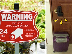 Những mẹo chống trộm "nhỏ mà có võ" giúp bạn yên tâm hơn khi vắng nhà Những mẹo chống trộm "nhỏ mà có võ" giúp bạn yên tâm hơn khi vắng nhà