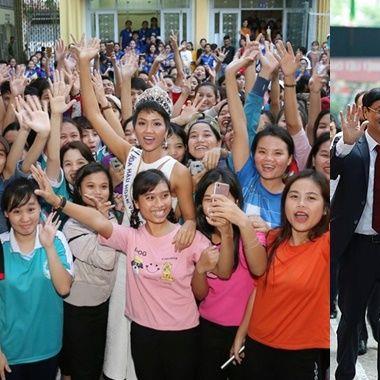 Cách mà các hoa hậu Việt về thăm trường cũ và phản ứng mọi người ra sao?