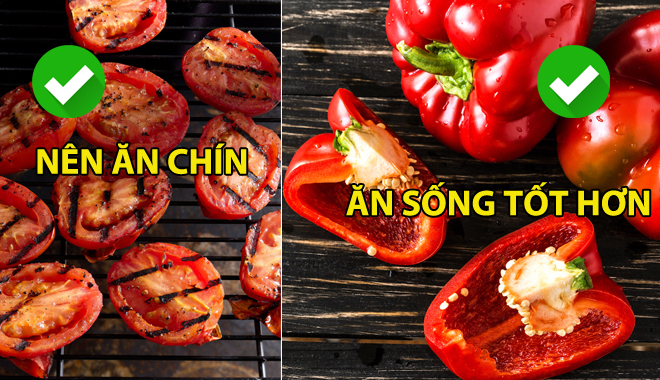 Những loại rau củ quả nên - không nên nấu chín mà nhiều người vẫn hay mắc sai lầm và làm ngược Những loại rau củ quả nên - không nên nấu chín mà nhiều người vẫn hay mắc sai lầm và làm ngược