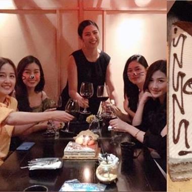 Dàn người đẹp toàn Hoa hậu, Á hậu tổ chức tiệc chúc mừng sinh nhật Mai Phương Thúy