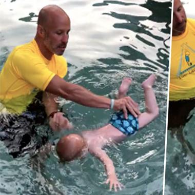 Mẹ tự hào chia sẻ khoảnh khắc đáng kinh ngạc của con trai: Tự cứu bản thân khỏi chết đuối