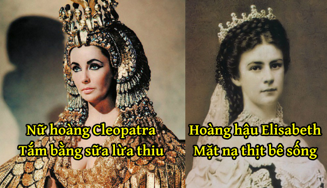 10 bí quyết làm đẹp "kinh dị" của các nữ hoàng xưa: Chỉ nghĩ thôi cũng đủ gai người! 10 bí quyết làm đẹp "kinh dị" của các nữ hoàng xưa: Chỉ nghĩ thôi cũng đủ gai người!