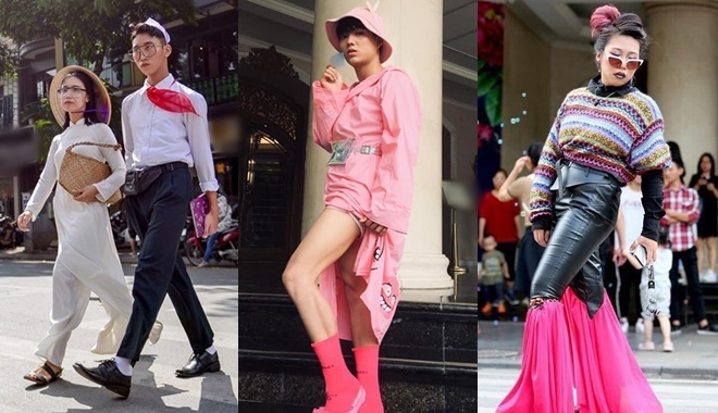 Hoảng hồn với street style "kì dị" của giới trẻ Việt tại Tuần lễ Thời trang Quốc tế Việt Nam 2018 Hoảng hồn với street style "kì dị" của giới trẻ Việt tại Tuần lễ Thời trang Quốc tế Việt Nam 2018