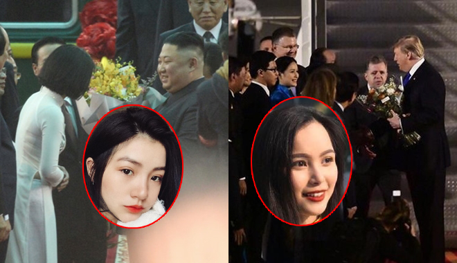 2 nữ sinh tặng hoa cho lãnh đạo Mỹ và Triều Tiên: Xinh đẹp và tài năng hết phần người khác 2 nữ sinh tặng hoa cho lãnh đạo Mỹ và Triều Tiên: Xinh đẹp và tài năng hết phần người khác