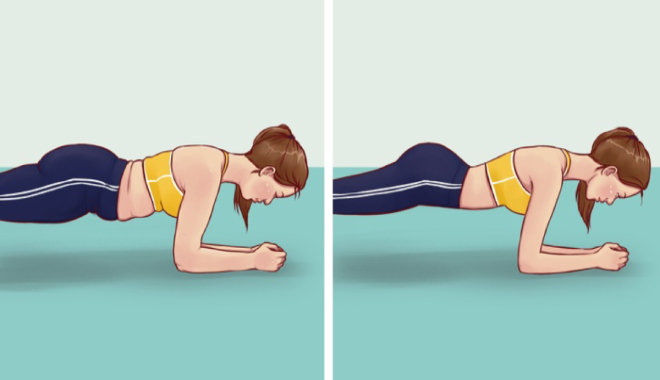 Kiên trì plank 3 tuần sẽ loại bỏ được mỡ thừa, sở hữu vòng eo thon thả vóc dáng săn chắc Kiên trì plank 3 tuần sẽ loại bỏ được mỡ thừa, sở hữu vòng eo thon thả vóc dáng săn chắc