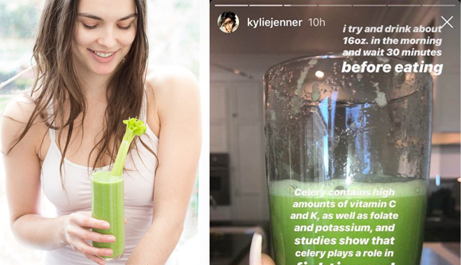 Có gì trong ly nước ép rau cần tây mà nữ tỷ phú Kylie Jenner vẫn kiên trì dùng hàng ngày? Có gì trong ly nước ép rau cần tây mà nữ tỷ phú Kylie Jenner vẫn kiên trì dùng hàng ngày?