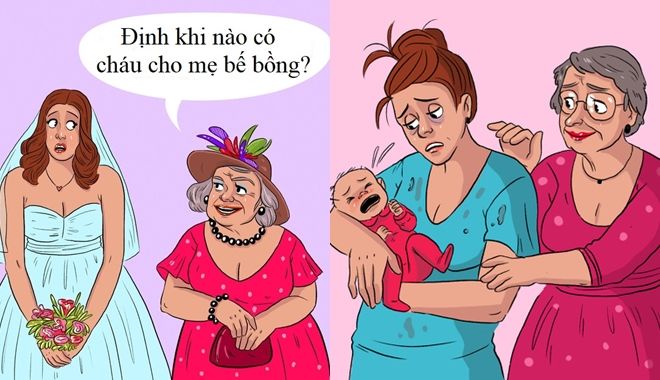 Mâu thuẫn chăm con, đối nội đối ngoại là thử thách các cặp phải đối mặt khi về chung nhà Mâu thuẫn chăm con, đối nội đối ngoại là thử thách các cặp phải đối mặt khi về chung nhà