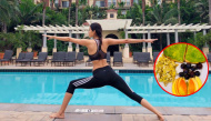 Phạm Hương khoe dáng nuột nà, bật mí bí quyết: nhờ chăm tập yoga
