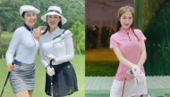 Style chơi golf của mỹ nhân Việt: Hương Giang chuộng váy ngắn cũn