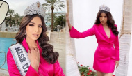 Outfit đầu tiên trên cương vị Miss Universe 2021 của người đẹp Ấn Độ