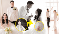 Hé lộ hai bộ váy cưới trong hôn lễ Hà Đức Chinh tối nay