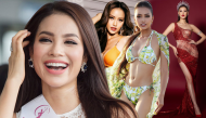 Điểm "ăn tiền" của các Hoa hậu Hoàn vũ VN: Ngọc Châu bụng nổi múi cơ