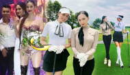 Làm gì có chuyện chèn ép, Phạm Hương - Hương Giang rủ nhau chơi golf