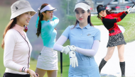 Style đi chơi golf chưa từng lặp lại của "nàng dâu tỷ phú" Đỗ Mỹ Linh