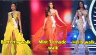 Kiểu catwalk mang dấu ấn ở Miss Universe: Khánh Vân thần thái 