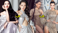 Tân Hoa hậu Mai Phương chạm trán váy áo với loạt mỹ nhân Việt