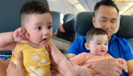 Con trai Chi Bảo đúng "ngậm thìa vàng": 9 tháng tuổi du lịch khắp nơi
